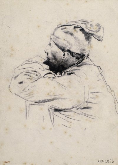 Bauer mit Barretina von Santiago Rusiñol